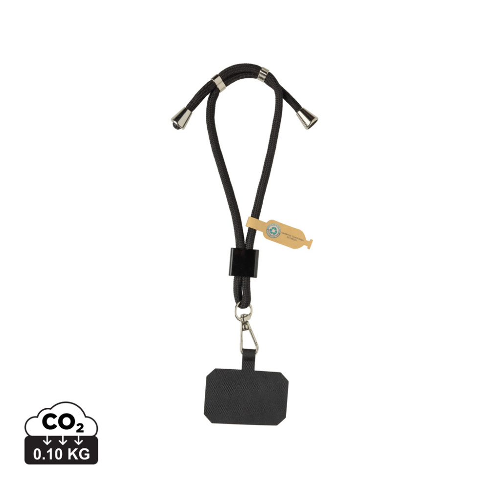 Logotrade Ideja dāvanas foto: CarryLoop RCS pārstrādāta PET regulējama tālruņa turētāja aproce