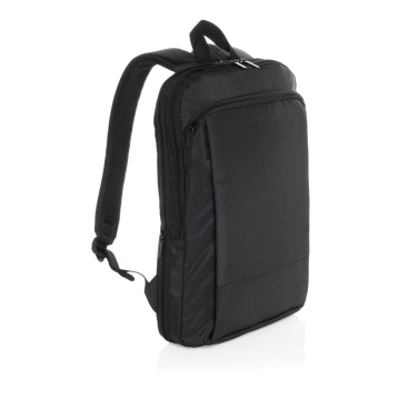 Logotrade Ideja dāvanas foto: Flexpack Aware™ RPET paplašināma, plāna 15,6 collu klēpjdatora mugursoma