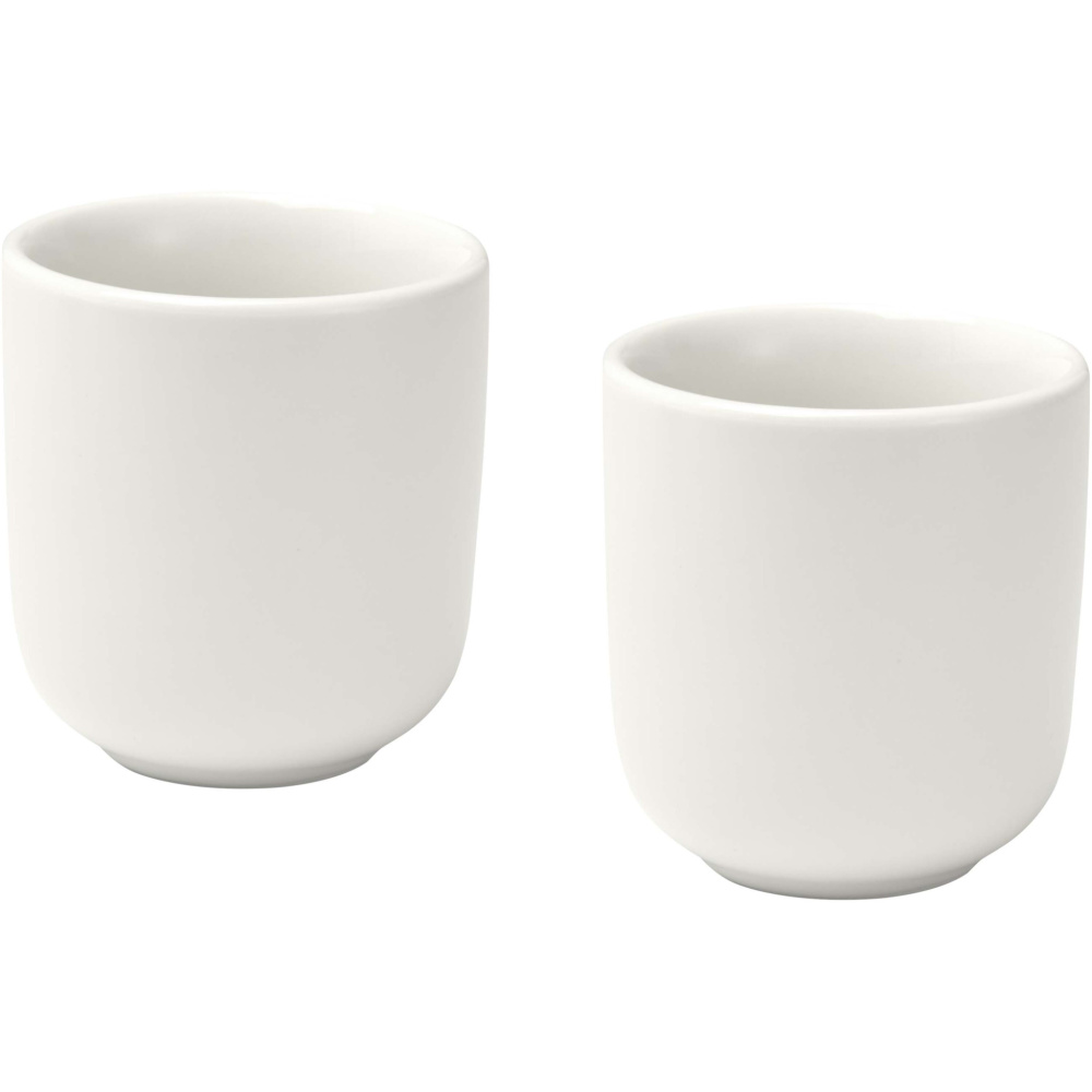 Logotrade dāvanas foto: Vīriešu 90 ml keramikas espresso krūzītes - 2 gab. komplekts