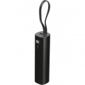 Power bank 5 000 mAh Donkasterā, melns