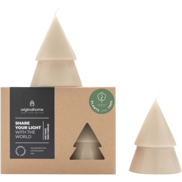 Logotrade ziemassvētku dāvanas foto: Originalhome Ziemassvētku eglīšu sveču komplekts no 2 M