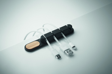 Logotrade Ideja dāvanas foto: Silikona kabeļu organizators