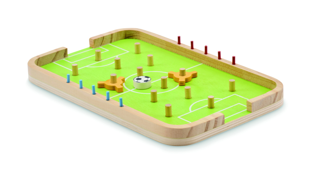 Logotrade ziemassvētku dāvanas foto: Koka futbola spēle