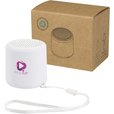 Logotrade dāvanas foto: Velkis 3W pārstrādātas plastmasas bezvadu Bluetooth® skaļrunis