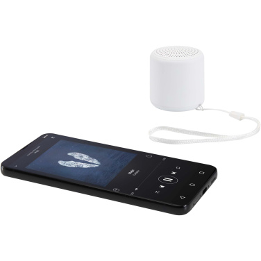 Logotrade Ideja dāvanas foto: Velkis 3W pārstrādātas plastmasas bezvadu Bluetooth® skaļrunis