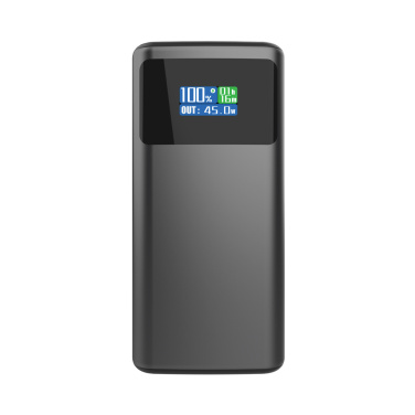 Logotrade korporatīvās dāvanas foto: Quantum RCS īpaši ātra PD45W 10.000mAh pārnēsājamā baterija ar ekrānu