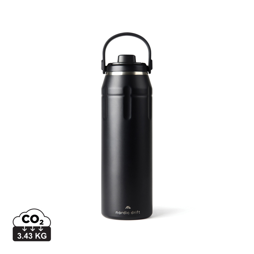 Logotrade korporatīvās dāvanas foto: Nordic Drift Trail RCS izolēta sporta pudele 940ml