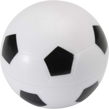 Logotrade Ideja dāvanas foto: Zuri futbola formas vaniļas lūpu balzams ar SPF 15