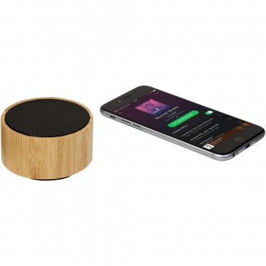 Лого трейд pекламные подарки фото: Бамбуковый Bluetooth®динамик Cosmos