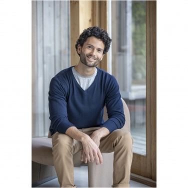 Логотрейд бизнес-подарки картинка: Мужской пуловер Stanton с V-образным вырезом