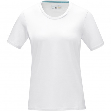 Лого трейд бизнес-подарки фото: Azurite short sleeve women’s organic t-shirt
