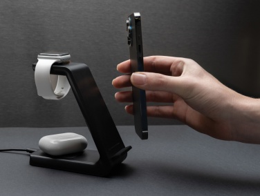 Лого трейд pекламные подарки фото: Urban Vitamin Fairfield 3 в 1 RCS пластиковое зарядное устройство