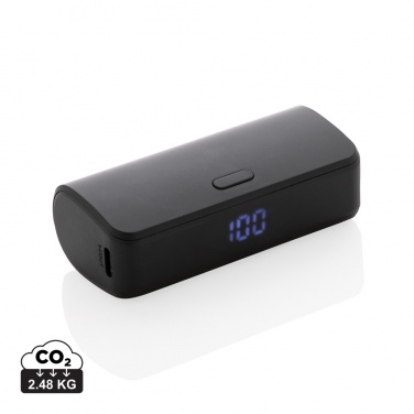 Логотрейд pекламные cувениры картинка: FlashCharge RCS rplastic 5000 мАч быстрая зарядка powerbank