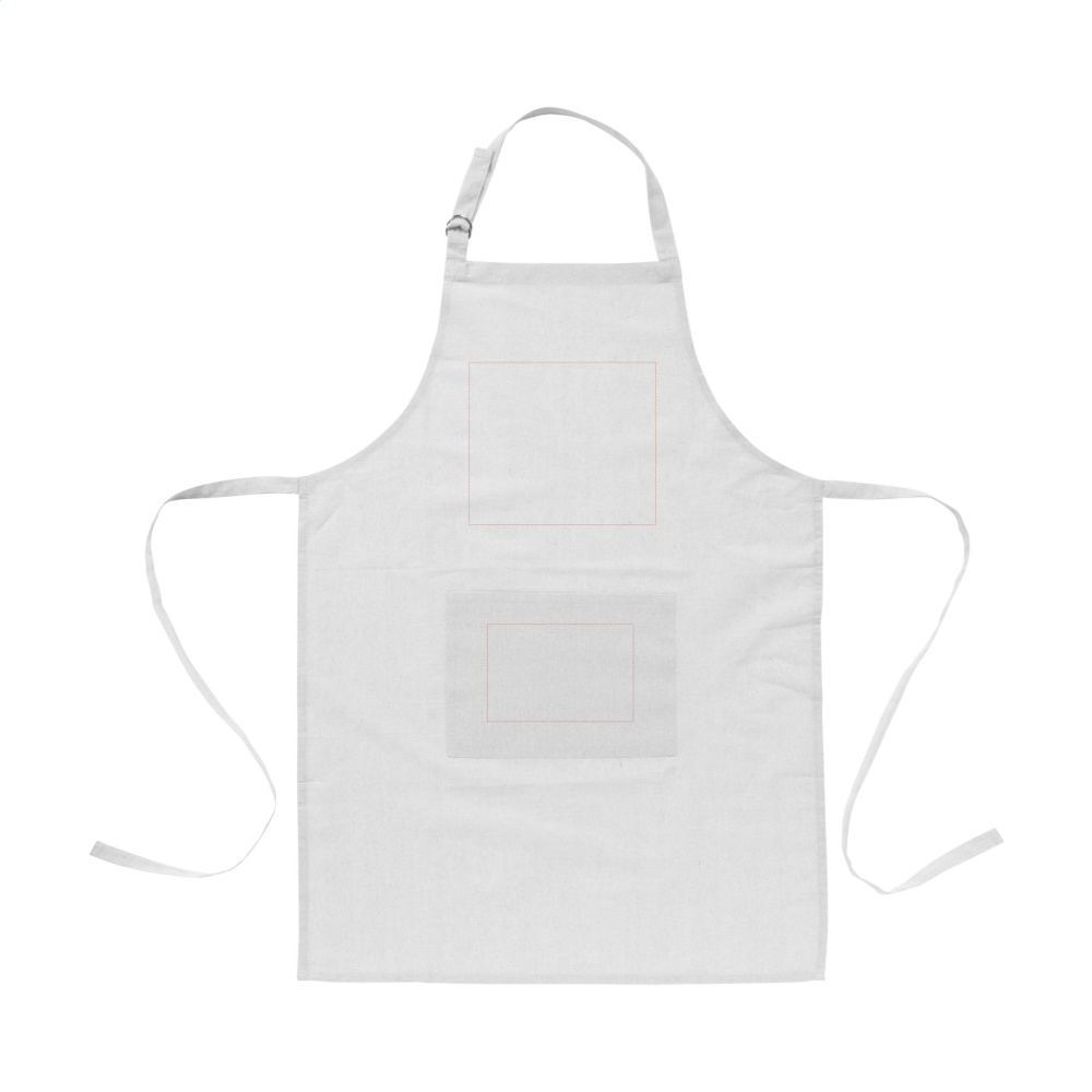 Логотрейд pекламные продукты картинка: Фартук из органического хлопка Cocina (180 г/м²)