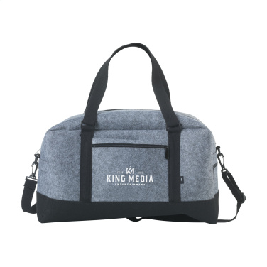 Логотрейд pекламные cувениры картинка: Дорожная сумка Feltro GRS RPET Weekend Bag
