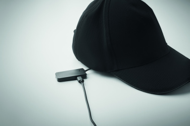 Лого трейд pекламные cувениры фото: 5 panel LED cotton cap 220gr/m²
