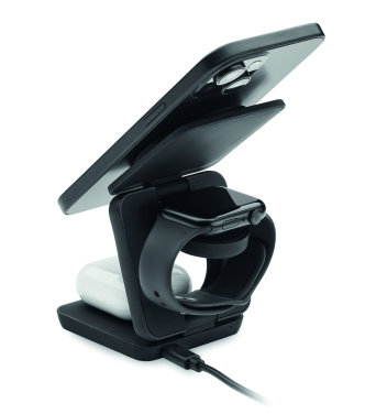 Логотрейд pекламные подарки картинка: 3in1 foldable charging station