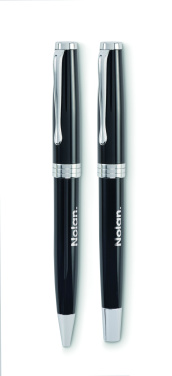 Лого трейд бизнес-подарки фото: Ball pen and roller set