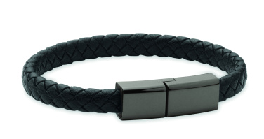 Лого трейд pекламные cувениры фото: Braided bracelet cable type-C