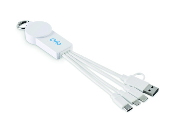 Логотрейд pекламные cувениры картинка: 2 in 1 charging cable type-C