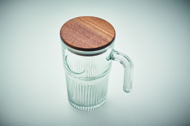 Логотрейд pекламные подарки картинка: Glass mug 450ml