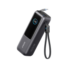 Anker Power Bank 25.000 мАч 165 Вт, встроенный выдвижной кабель