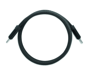 Лого трейд pекламные подарки фото: Braided magnetic cable in RPET