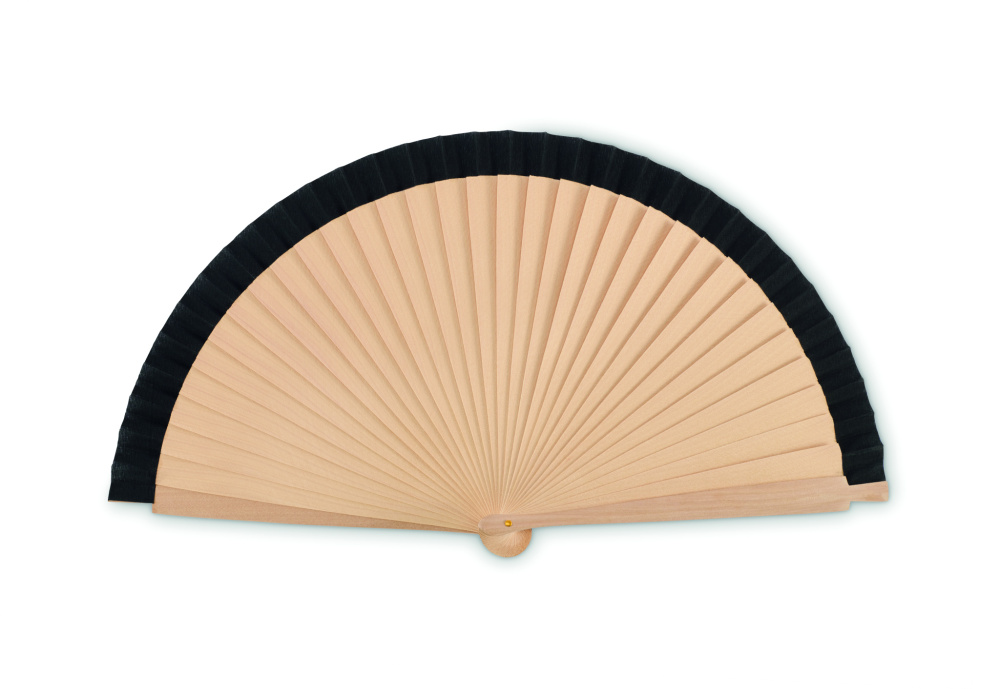 Логотрейд pекламные продукты картинка: Wooden hand fan