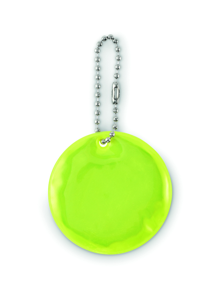 Логотрейд pекламные подарки картинка: Round reflective keyring