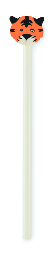 Лого трейд pекламные cувениры фото: Wooden pencil in animal shape