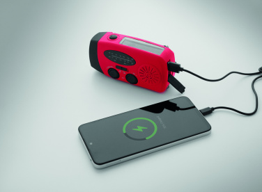 Логотрейд pекламные продукты картинка: Portable radio SOS with LED torch