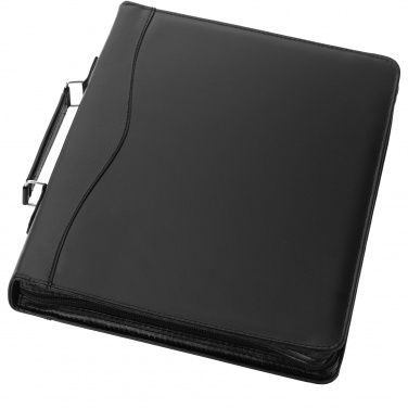 Logotrade profilprodukter bild: Ebony A4-mapp med handtag