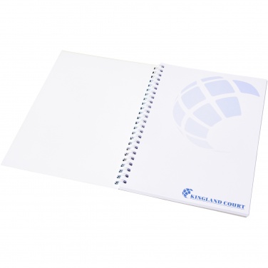 Logotrade reklamprodukter bild: Desk-Mate® wire-o A5 anteckningsblock PP-omslag