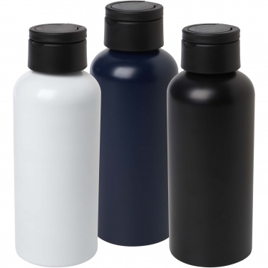 Logotrade profilreklam bild: Trinity vattenflaska av RCS-certifierad återvunnen aluminium med RPET-lock, 600 ml