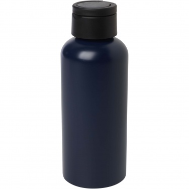 Logotrade kampanjprodukter bild: Trinity vattenflaska av RCS-certifierad återvunnen aluminium med RPET-lock, 600 ml