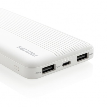Logotrade presentreklam bild: Philips 10.000 mAh powerbank