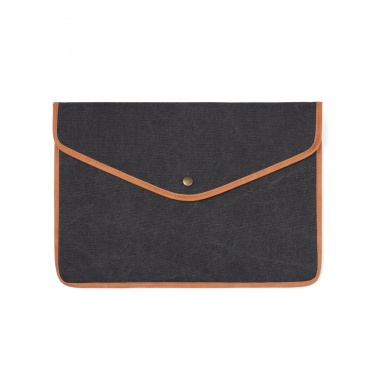 Logotrade reklamprodukter bild: "VINGA Bosler GRS återvunnen canvas 16"" laptopfodral"