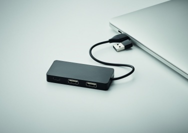Logotrade profilreklam bild: USB-hubb med 3 portar