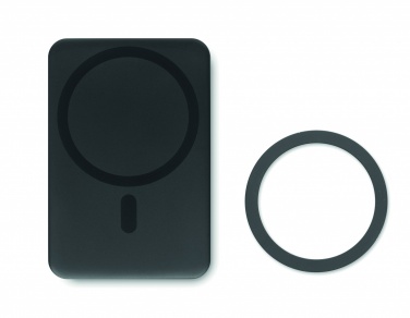 Logotrade presentreklam bild: Powerbank trådlösladdning 15W, 5000 mAh