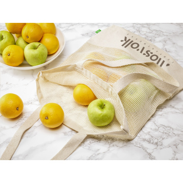 Logotrade profilprodukter bild: Natura Organic Mesh Shopper (180 g/m²) shoppingväska