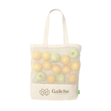 Logotrade profilprodukter bild: Natura Organic Mesh Shopper (180 g/m²) shoppingväska