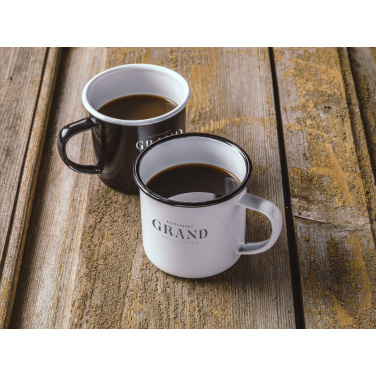 Logotrade kampanjprodukter bild: Retro emaljmugg 350 ml