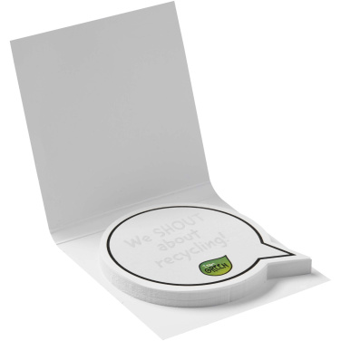 Logotrade profilreklam bild: Sticky-Mate® pratbubbleformade klisterlappar mjukt omslag