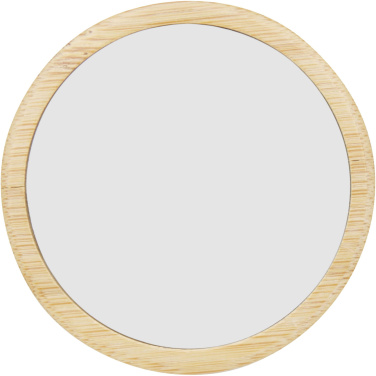 Logotrade presentreklam bild: Lustre spegel av bambu