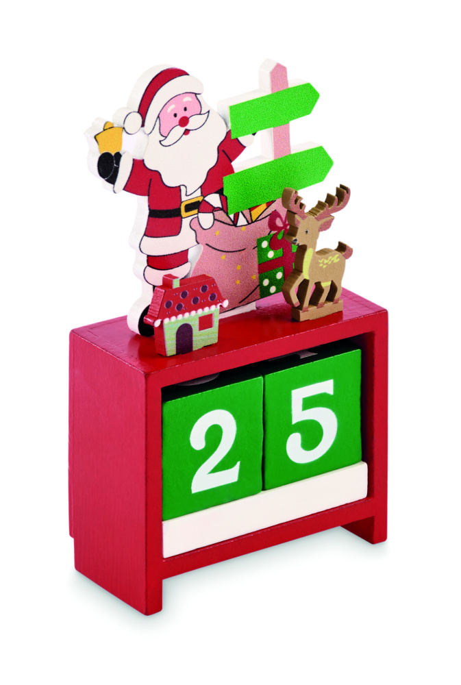 Logotrade presentreklam bild: Nedräkningskalender för jul