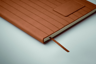 Logotrade profilprodukter bild: A5 anteckningsbok i smokey PU