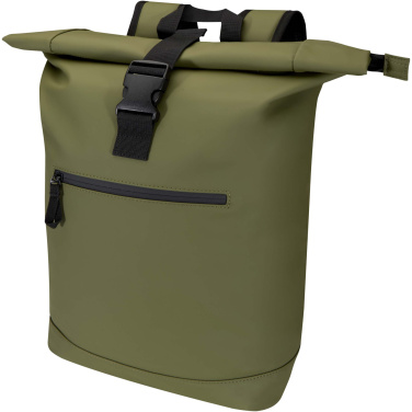 Logotrade profilprodukter bild: Resi Plus 15 tums ryggsäck med rulltopp av GRS-återvunnet material, 18 l