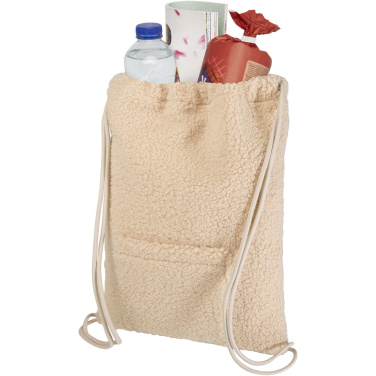 Logotrade presentreklam bild: Bear ryggsäck med dragsko av GRS-certifierat återvunnet sherpa-material, 9 l