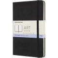 Moleskine medium skissbok för konst, Helsvart
