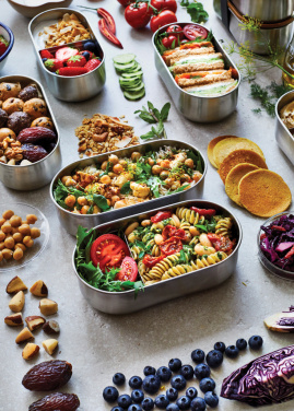 Logotrade presentreklam bild: Black+Blum Dubbel Rostfri Bento-låda